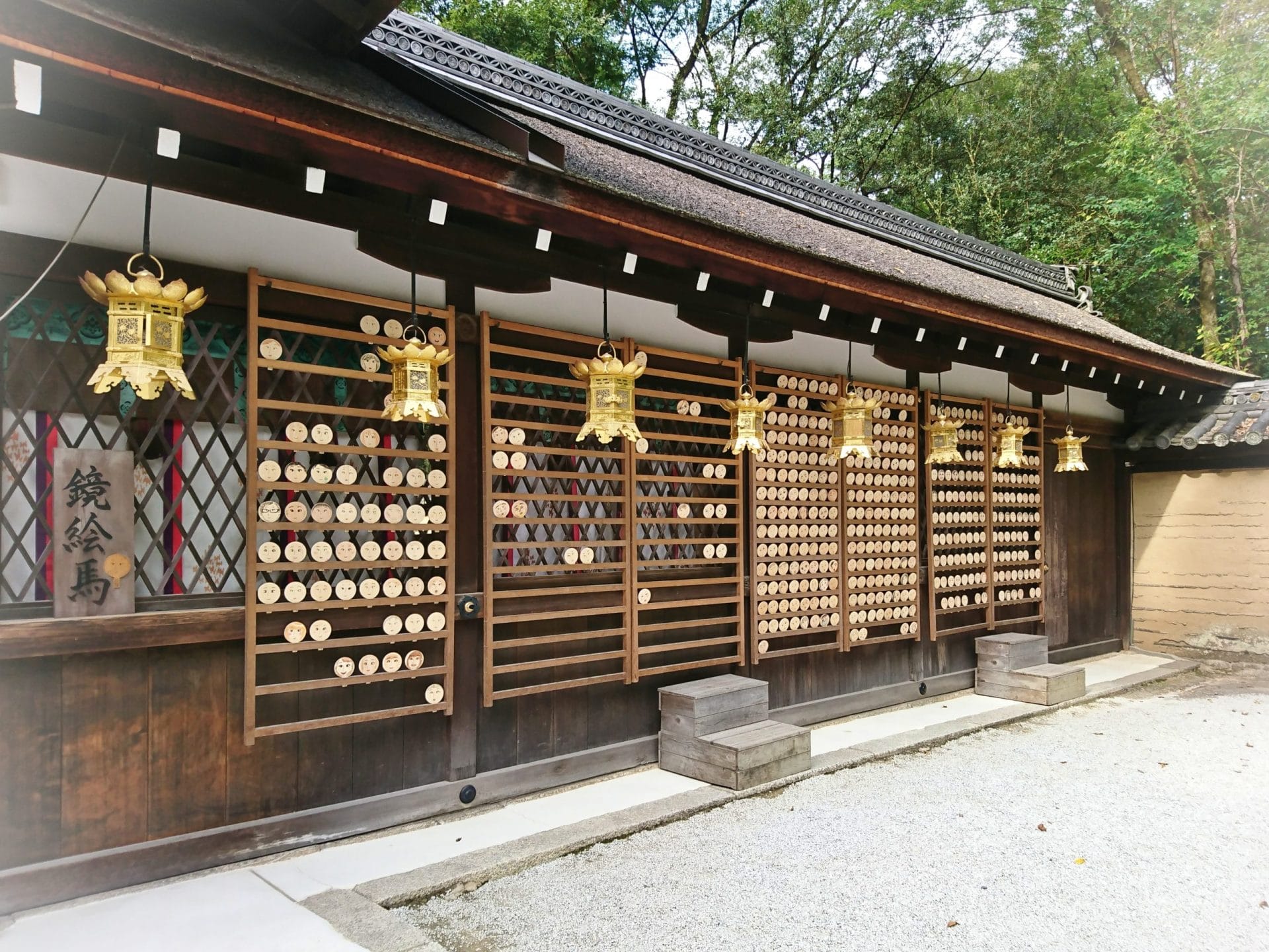 河合神社の絵馬奉納所
