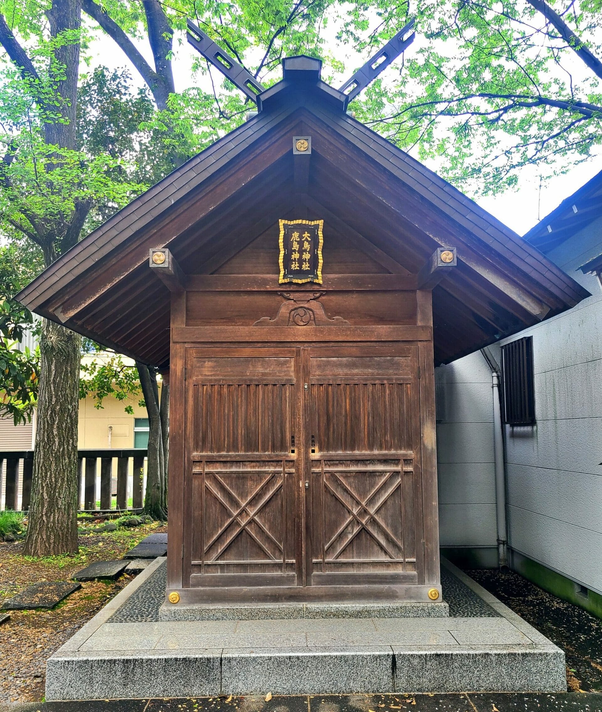 富岡八幡宮の大鳥神社と鹿島神社