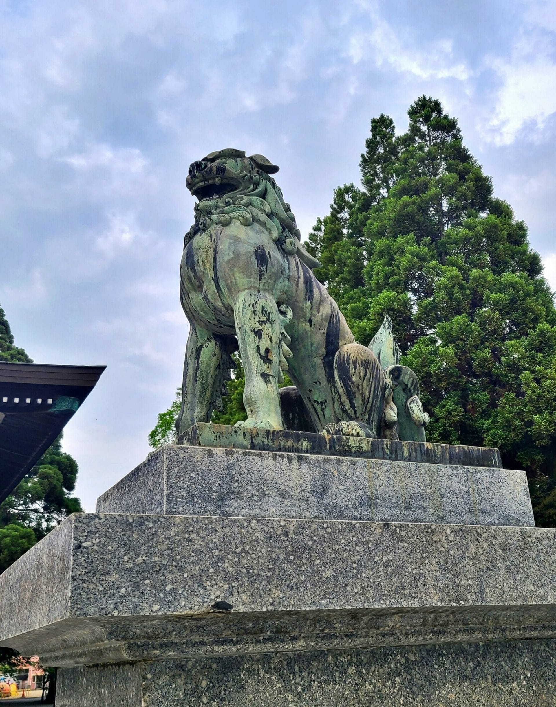琴崎八幡宮の狛犬様